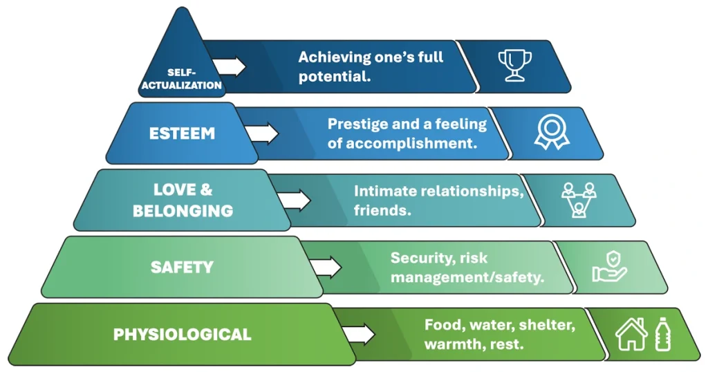 Maslow's hierarchy of needs.